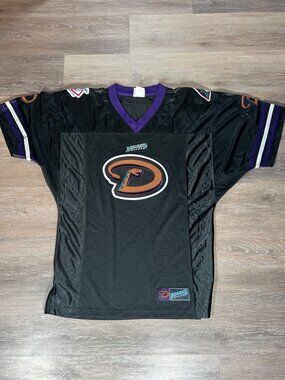 Vintage Arizona Diamondbacks Lee Sport Black & Purple Mesh Jersey Size M A4